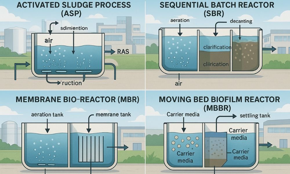 Types of Sewage Treatment Plants