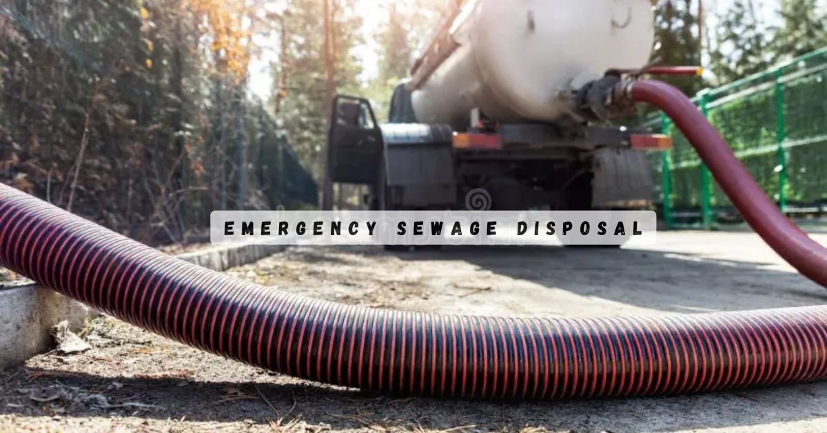 emergency sewage disposal