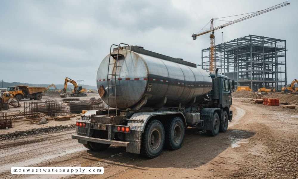 Construction and Site Work tanker