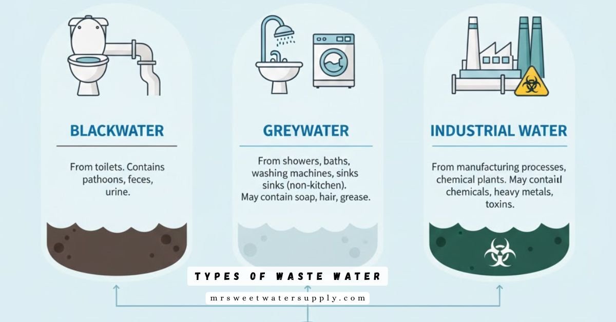 Types of Waste Water