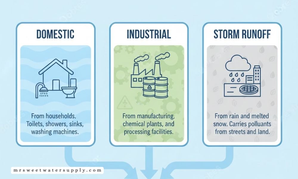 Sources of Sewage Water