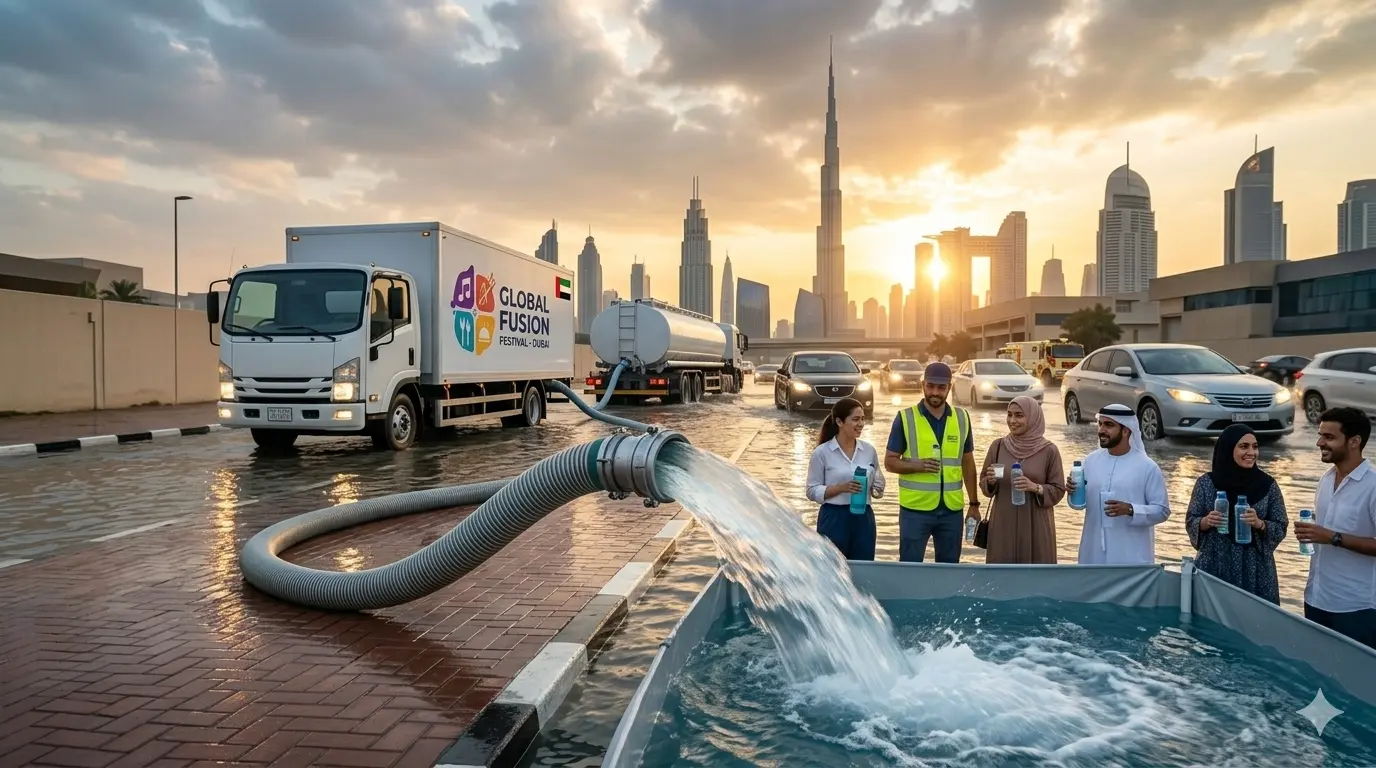 Bulk Water Delivery for Events & Festivals in UAE | Reliable Tanker Supply