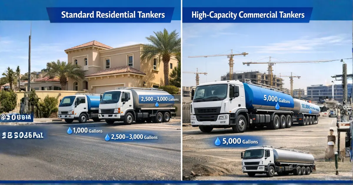 How Many Gallons Does a Dubai Villa Water Tank Hold? Complete Capacity Guide for UAE Homes