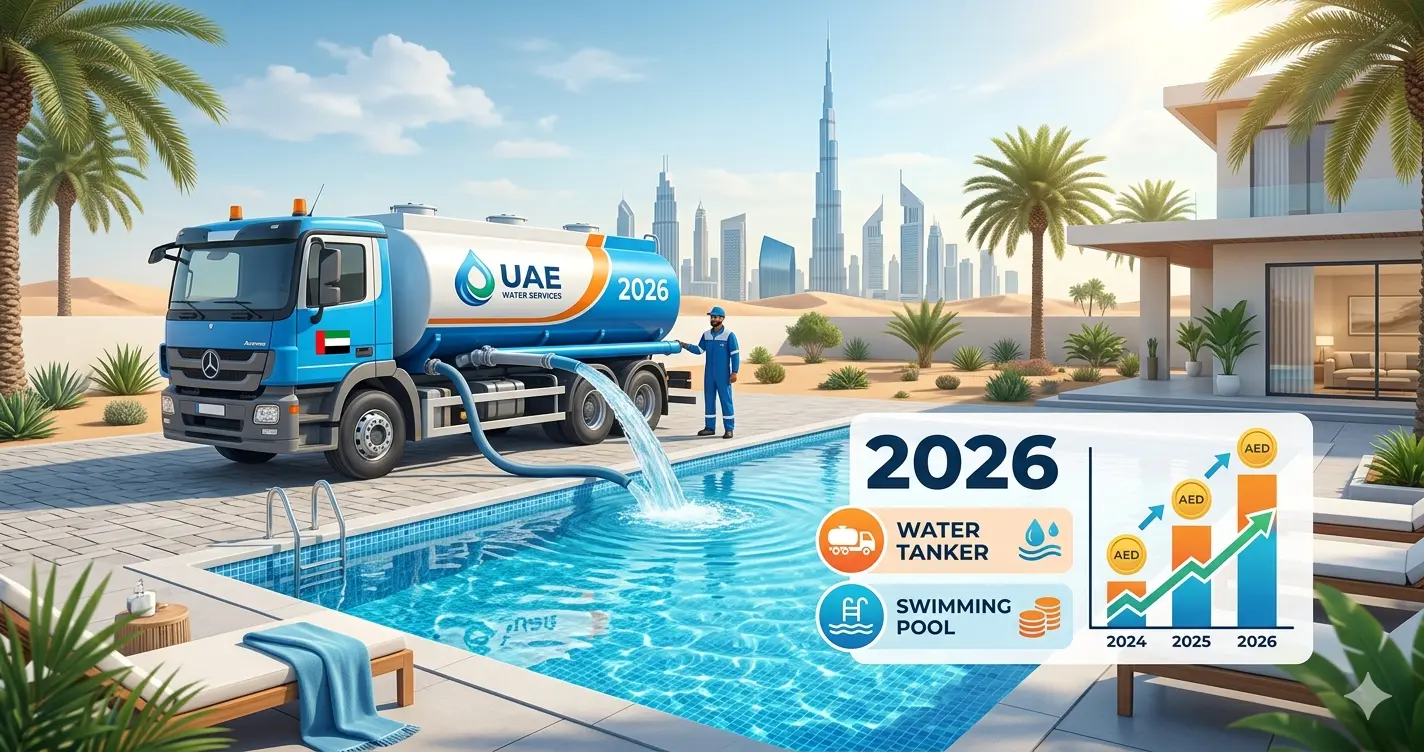 Cost of Filling Swimming Pool with Tanker Water in UAE – Complete 2026 Pricing Guide